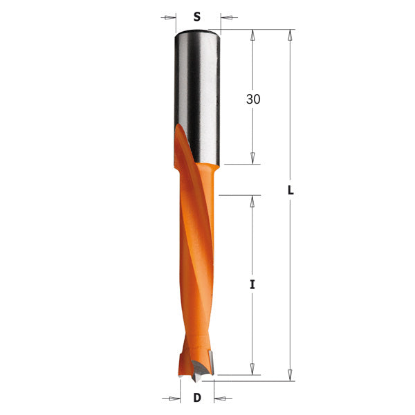 CMT 362.060.11 DOWEL DRILL 6x44x77mm  RH