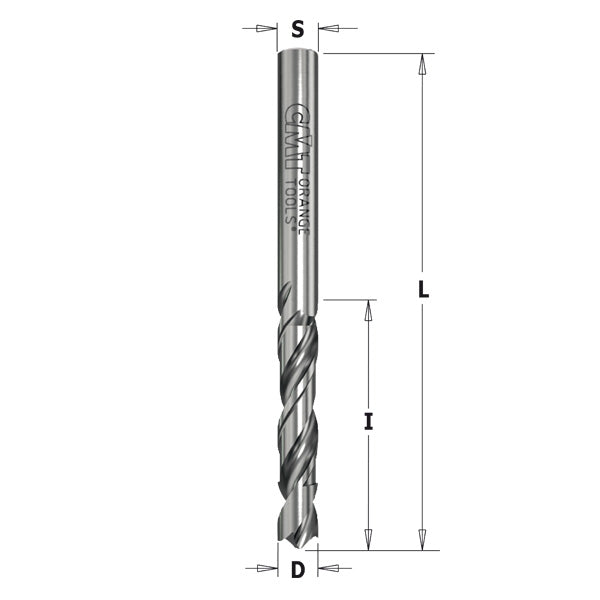 CMT 363.040.22 TWIST DRILL XTREME SHARPENING 4x27x55mm  LH