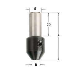 CMT 364.020.00 ADAPTER & BUSHING FOR TWIST DRILL 2x38mm