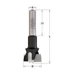 CMT 392.300.11 BORING BIT WITH PARALLEL SHANK 30mm  S=5/16”  RH