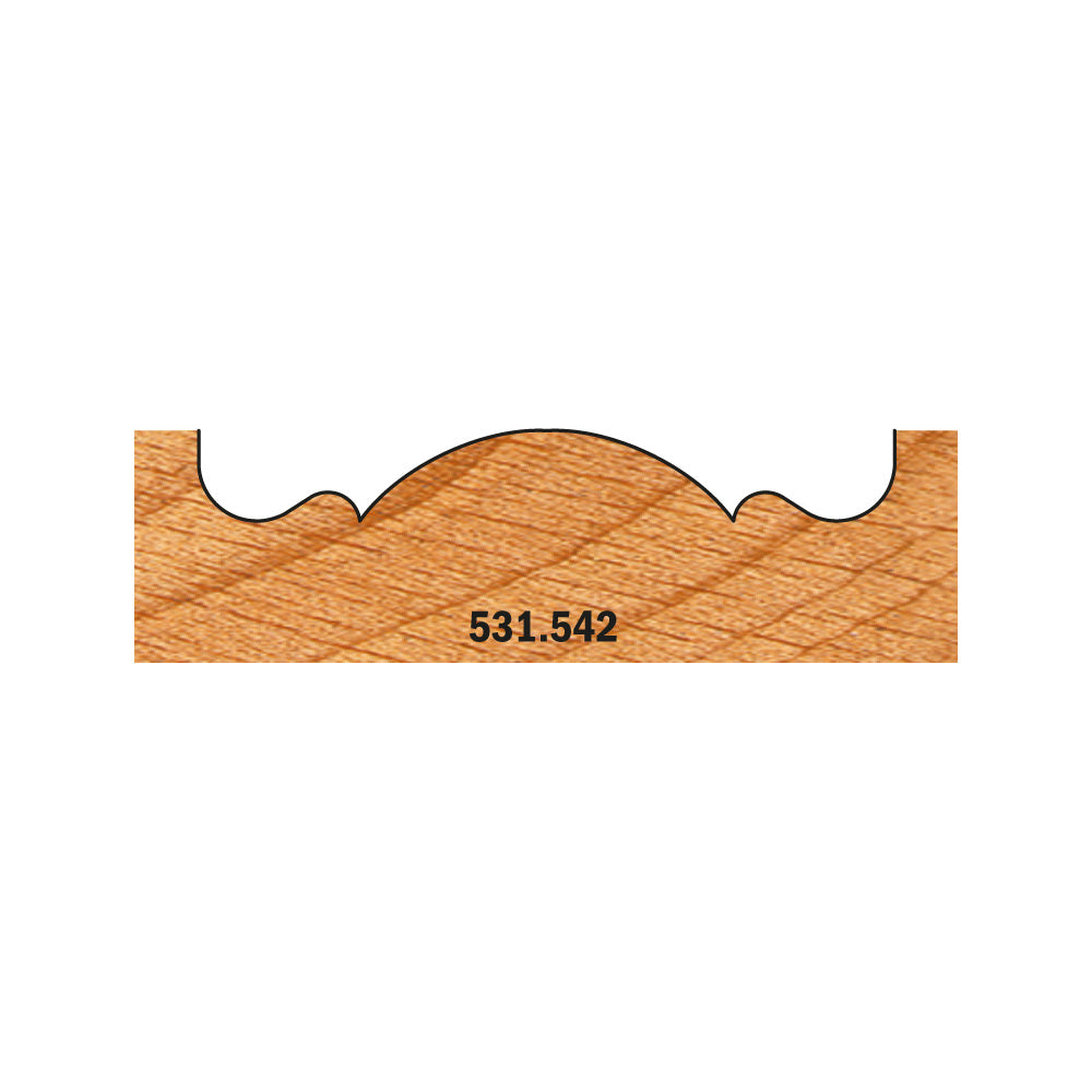 CMT 531.542 ROSETTE CUTTER D=2-1/8’’  S=3/8’’  RH