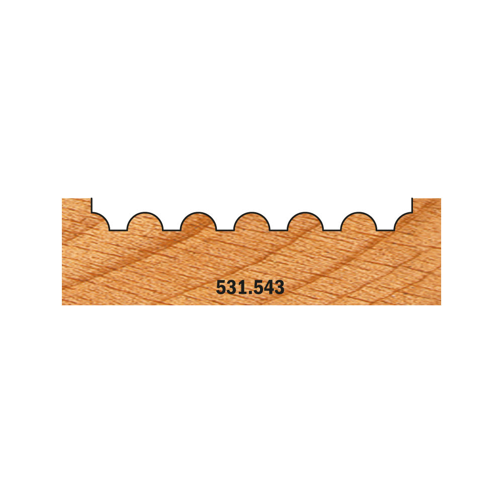CMT 531.542 ROSETTE CUTTER D=2-1/8’’  S=3/8’’  RH