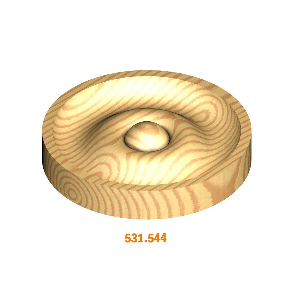 CMT 531.702 ROSETTE CUTTER D=2-3/4’’ S=3/8’’ RH