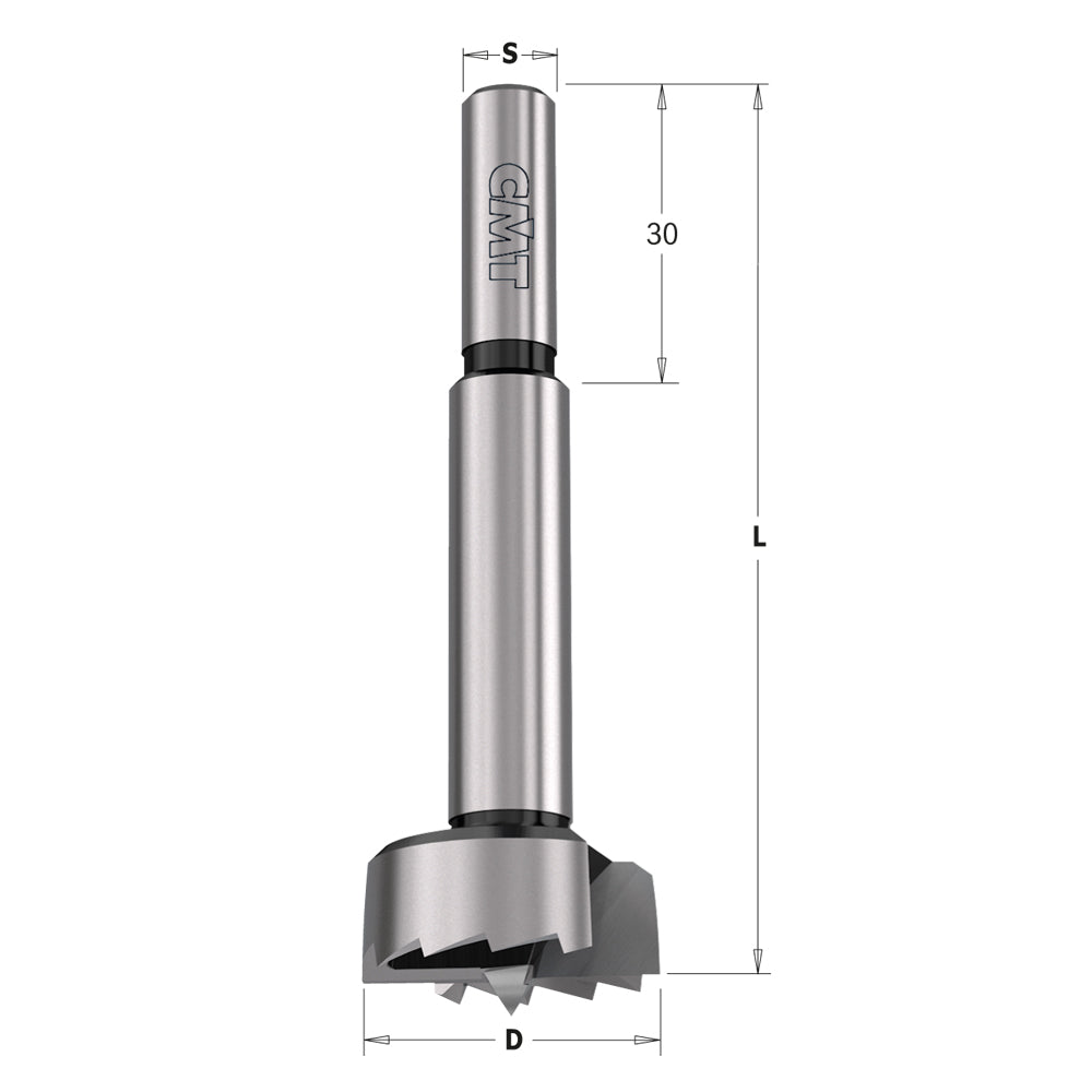 CMT 537.445.31 FORSTNER BIT 1-3/4’’  S=3/8”  RH