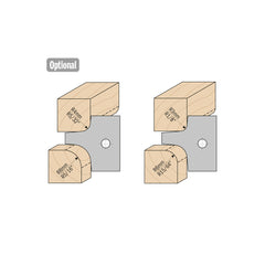 CMT 694.003.31 MULTIRADIUS ROUNDOVER CUTTER HEADS D=4-29/64’’  B=1-1/4”